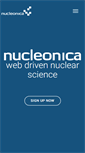 Mobile Screenshot of nucleonica.com